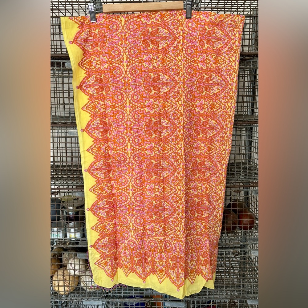 GRAHAM KANDIAH New York Beaded sarong, wrap, scarf, pareo with gift/storage bag